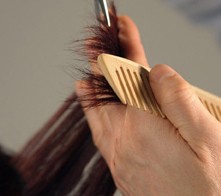 Lebendiger Haarschnitt